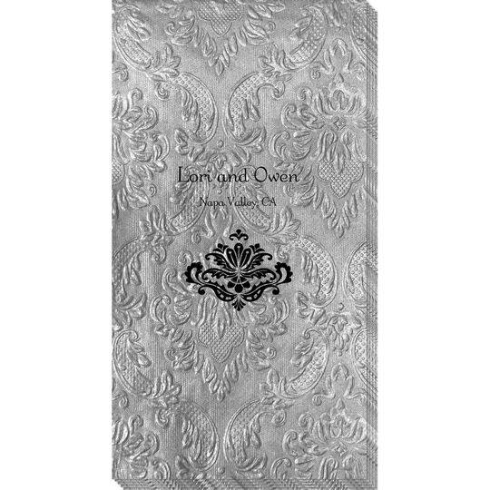 Simply Ornate Scroll Carte Guest Towels